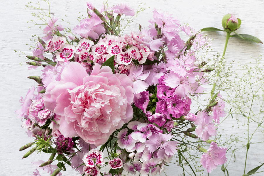 blommor begravning online buketten