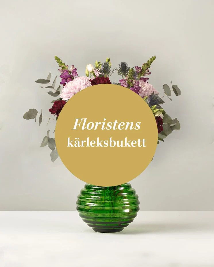 interflora skicka blommor Köping floristen sätter ihop blommorna som är enkelt att beställa
